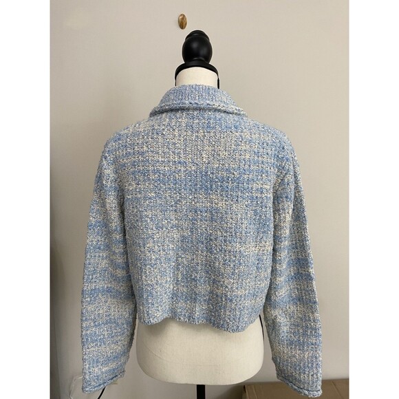 J.Crew Textured cropped lady jacket in space-dyed yarn NWT Size M - Picture 13 of 13